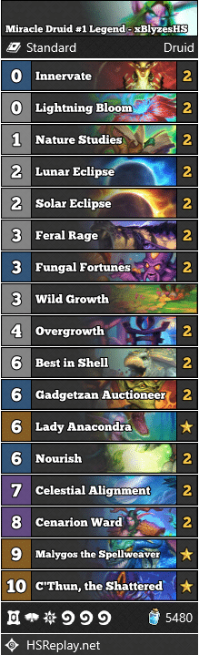 Miracle Druid #1 Legend - xBlyzesHS