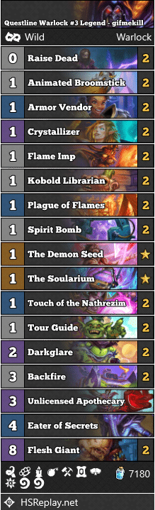 Questline Warlock #3 Legend - gifmekill