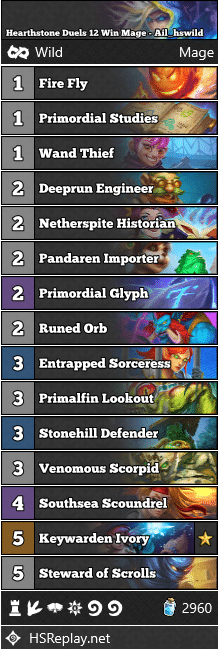 Hearthstone Duels 12 Win Mage - Ail_hswild