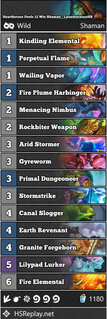 Hearthstone Duels 12 Win Shaman - LaundrysauceHS