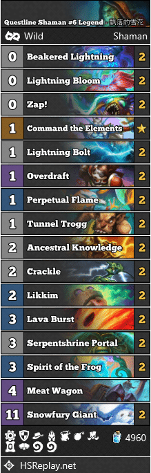 Questline Shaman #6 Legend - 飘落的雪花