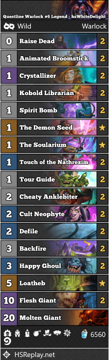 Questline Warlock #6 Legend - hsWhiteDelight