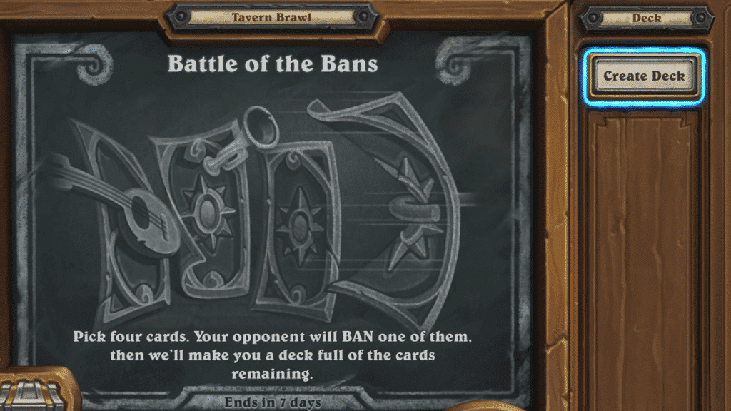 Battle of the Bans