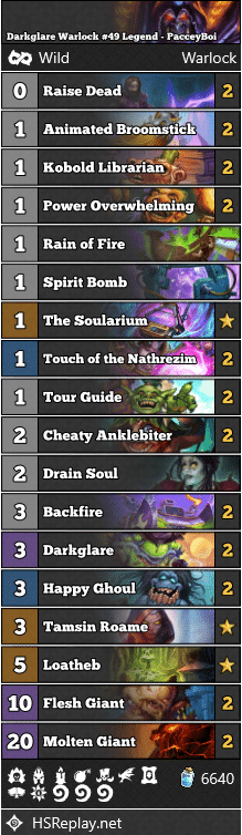 Darkglare Warlock #49 Legend - PacceyBoi