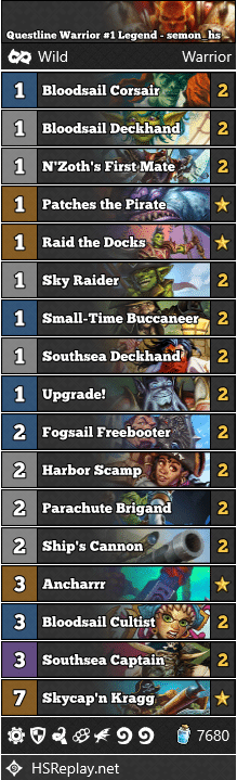 Questline Warrior #1 Legend - semon_hs