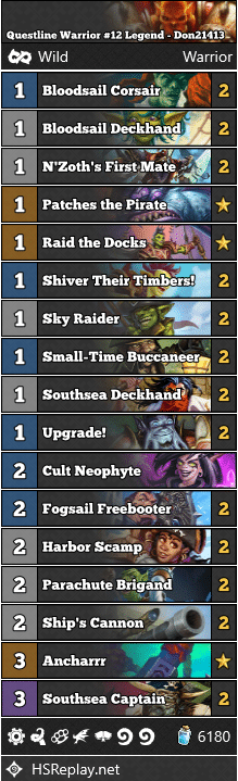 Questline Warrior #12 Legend - Don21413