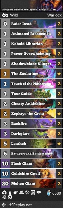 Darkglare Warlock #94 Legend - Tempest_32419