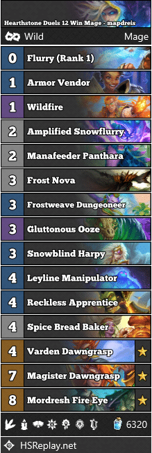Hearthstone Duels 12 Win Mage - mapdreis