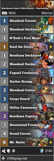 Hearthstone Duels 12 Win Warrior - PagoLeBuste