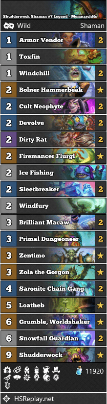 Shudderwock Shaman #7 Legend - MemnarchHs