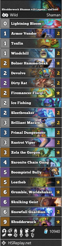 Shudderwock Shaman #29 Legend - sinf3rn0