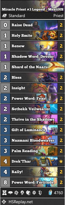 Miracle Priest #3 Legend - MeatiHS