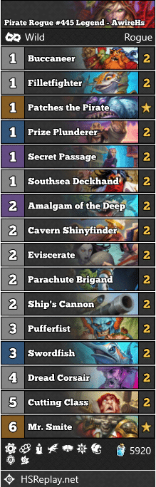 Pirate Rogue #445 Legend - AwireHs