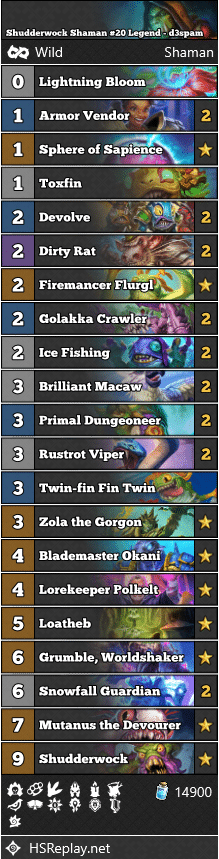 Shudderwock Shaman #20 Legend - d3spam