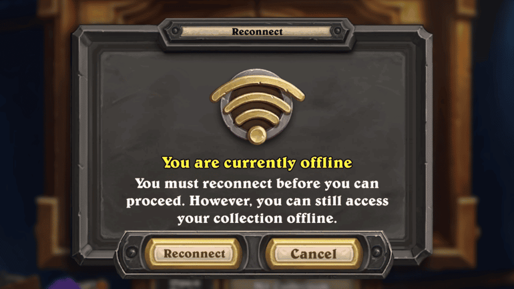 Hearthstone Disconnection Problems