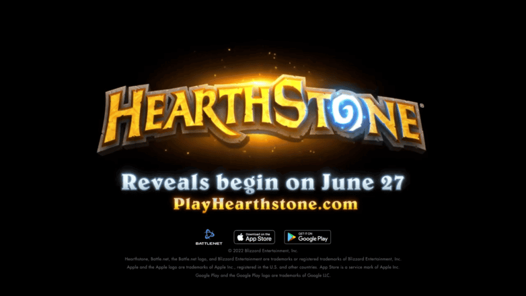 Hearthstone Reveal June 27