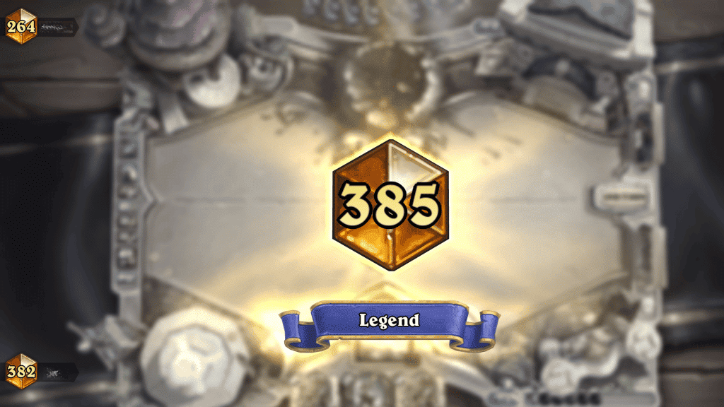 Legend Rank going down after wining