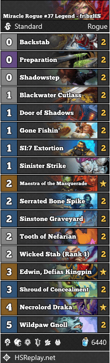 Miracle Rogue #37 Legend - fribzHS
