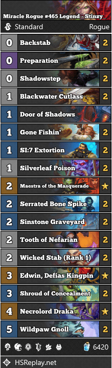 Miracle Rogue #465 Legend - Stinzy_