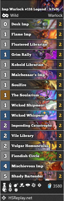 Imp Warlock #116 Legend - h7u9i