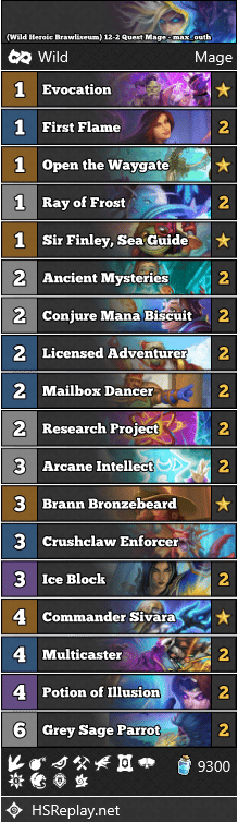 (Wild Heroic Brawliseum) 12-2 Quest Mage - max_outh