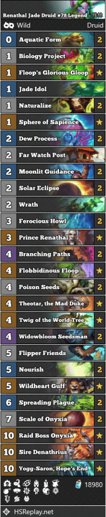 Renathal Jade Druid #78 Legend - 残林