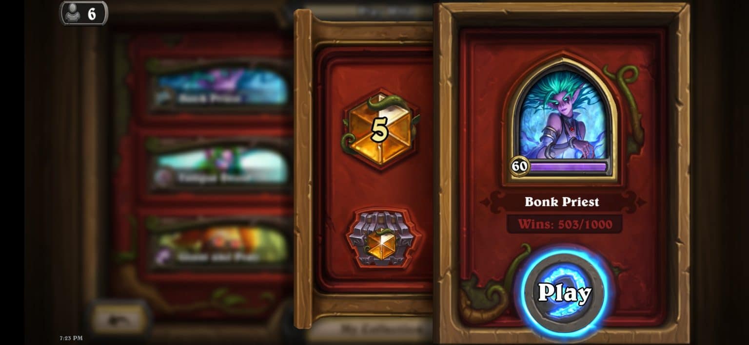 Combo Priest 5 Legend Azerim Hearthstone Wild Decks