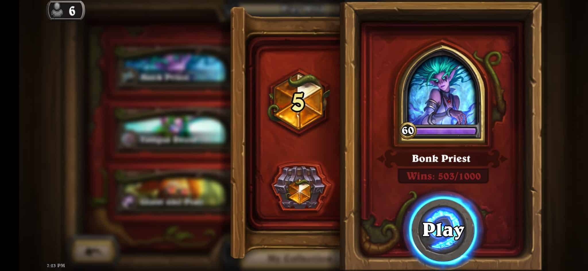 Combo Priest 5 Legend Azerim Hearthstone Wild Decks