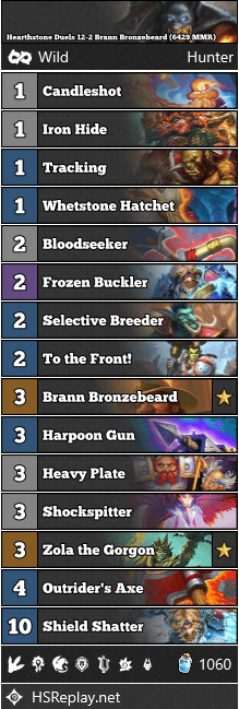 Hearthstone Duels 12-2 Brann Bronzebeard (6429 MMR)