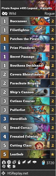 Pirate Rogue #495 Legend - AwireHs