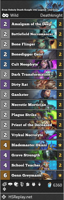 Even Unholy Death Knight #82 Legend - sinf3rn0