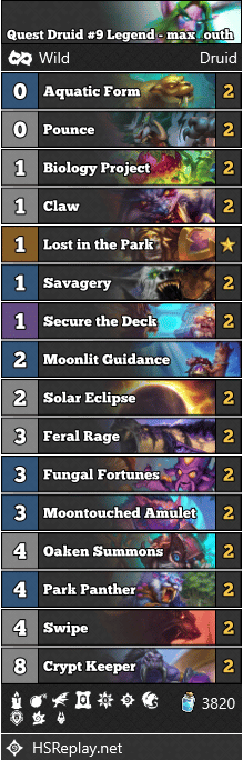 Quest Druid #9 Legend - max_outh