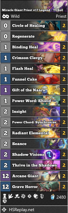 Miracle Giant Priest #17 Legend - TESsil