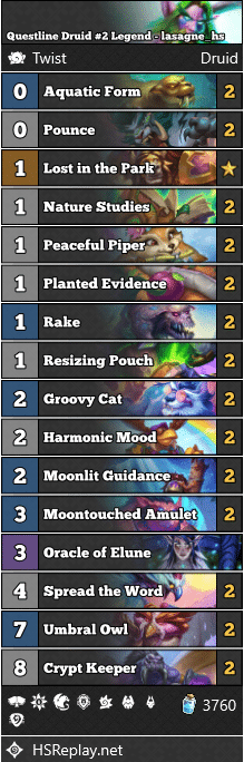 Questline Druid #2 Legend - lasagne_hs