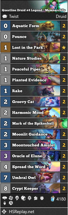 Questline Druid #4 Legend - MemnarchHs