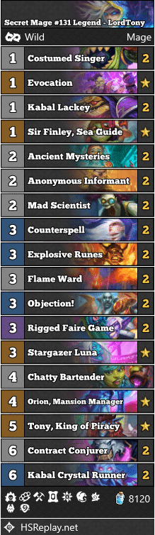 Secret Mage #131 Legend - LordTony