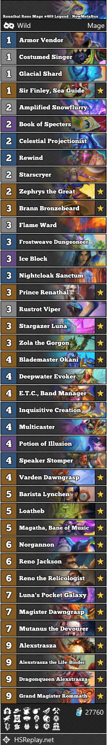 Renathal Reno Mage #469 Legend - NewMetaSux