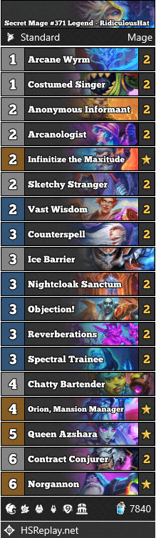 Secret Mage #371 Legend - RidiculousHat