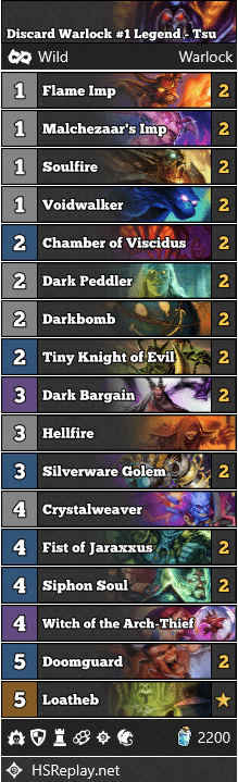 Discard Warlock #1 Legend - Tsu