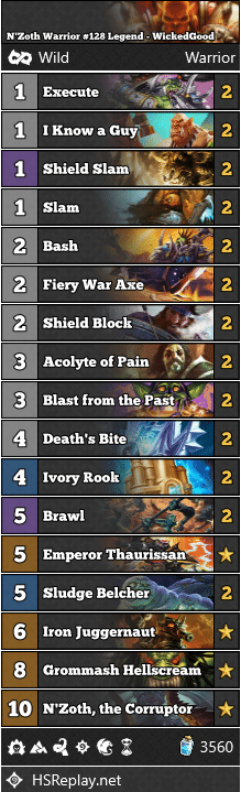 N'Zoth Warrior #128 Legend - WickedGood