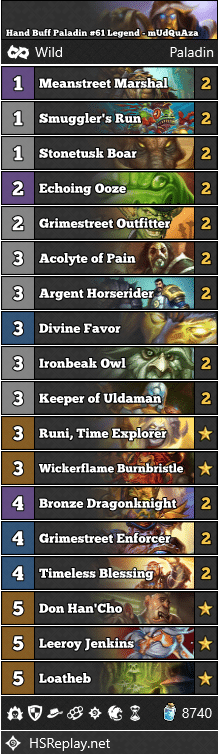 Hand Buff Paladin #61 Legend - mUdQuAza