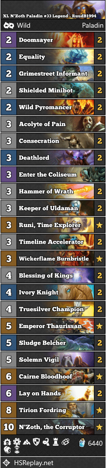 XL N'Zoth Paladin #33 Legend - RuudB1994