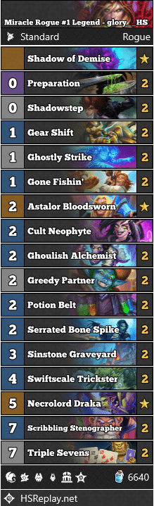 Miracle Rogue #1 Legend - glory__HS