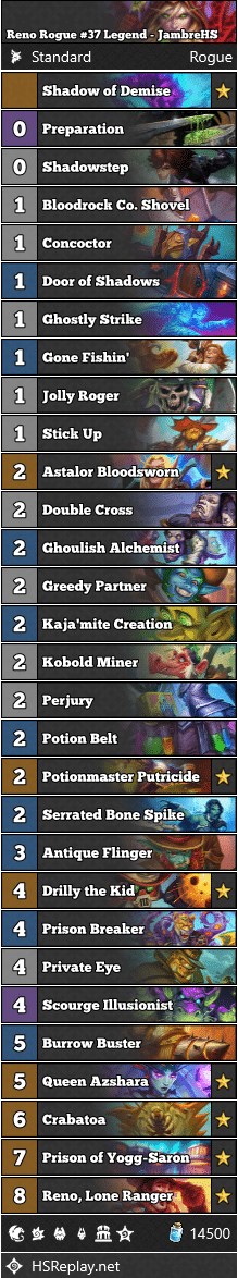 Reno Rogue #37 Legend - JambreHS