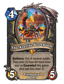 The Azerite Scorpion (the Rogue Excavate Treasure)