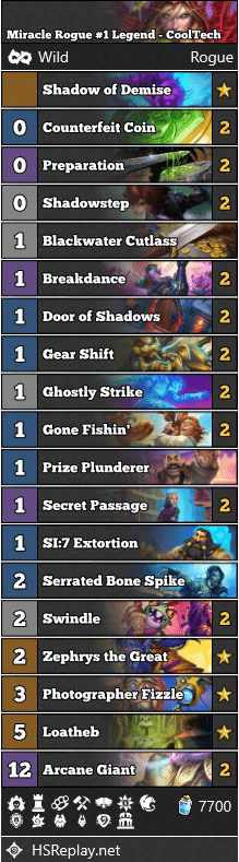 Miracle Rogue #1 Legend - CoolTech