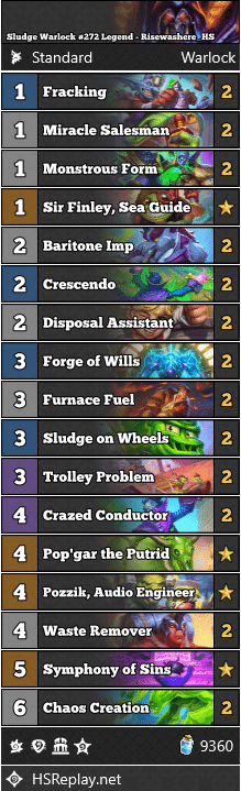 Sludge Warlock #272 Legend - Risewashere_HS