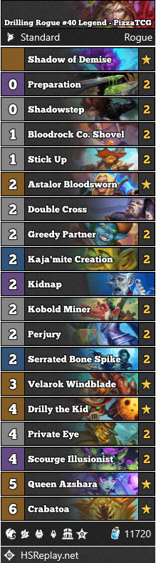 Drilling Rogue #40 Legend - PizzaTCG