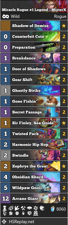 Miracle Rogue #1 Legend - MisterX