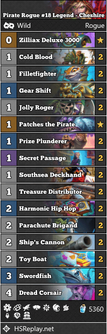 Pirate Rogue #18 Legend - Cheshire